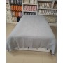 ETEHOMETEX PONPONLU PAMUK PİKE ÇİFT KİŞİLİK 220X240CM GRİ 8696474231903